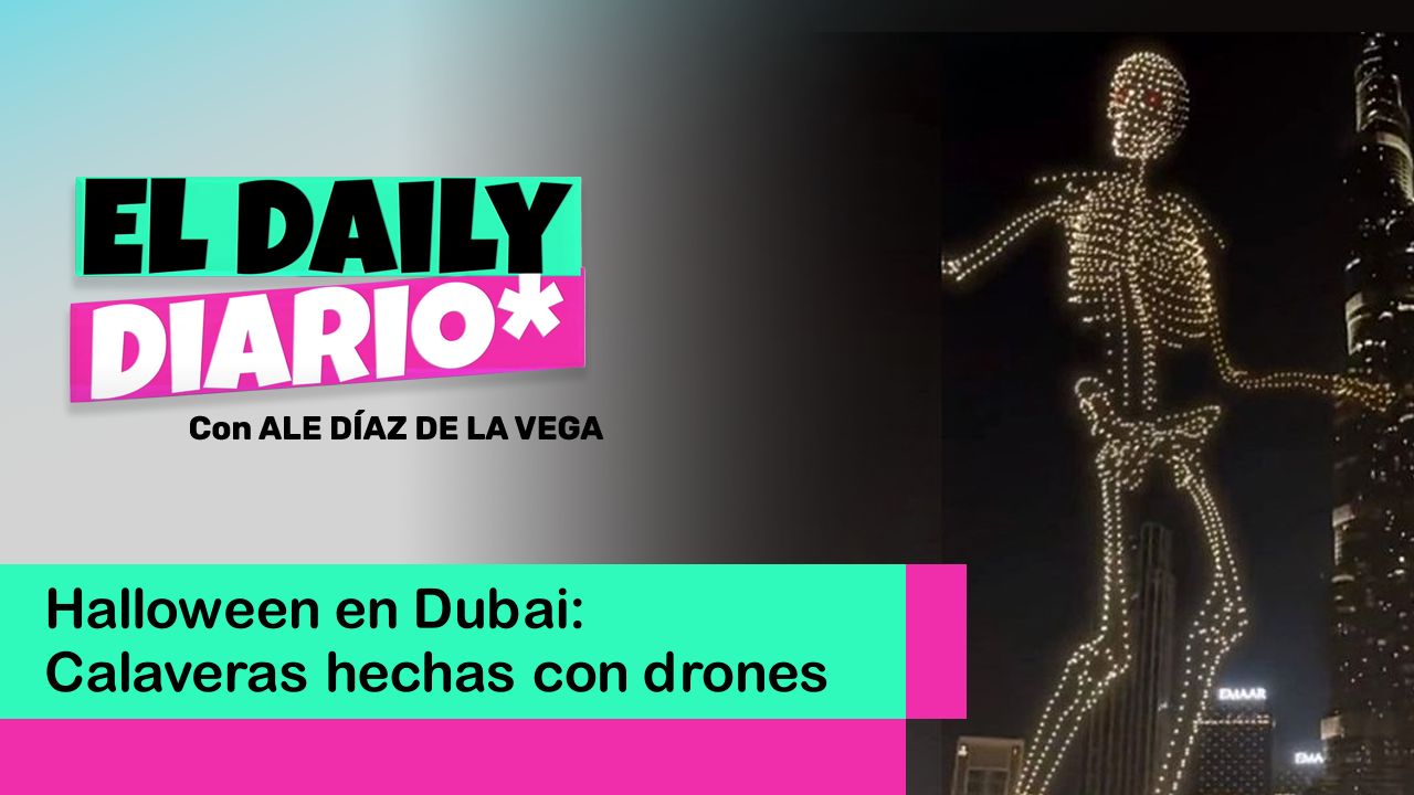 Lee más sobre el artículo Halloween en Dubai: Calaveras hechas con drones