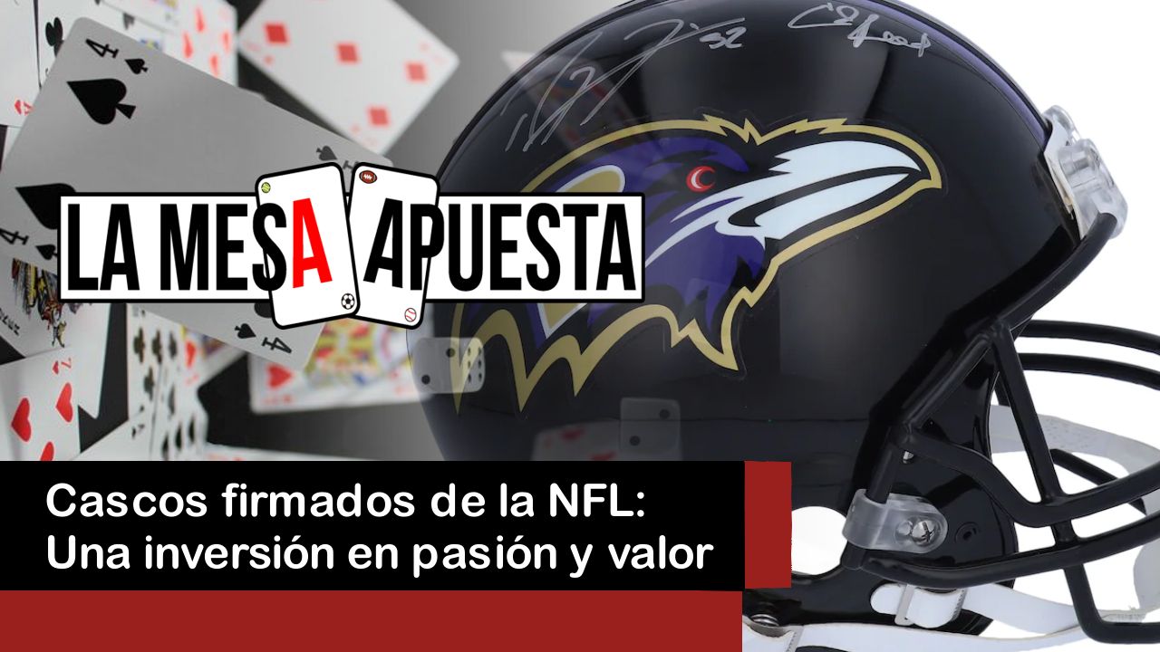 Lee más sobre el artículo Cascos firmados de la NFL: Una inversión en pasión y valor