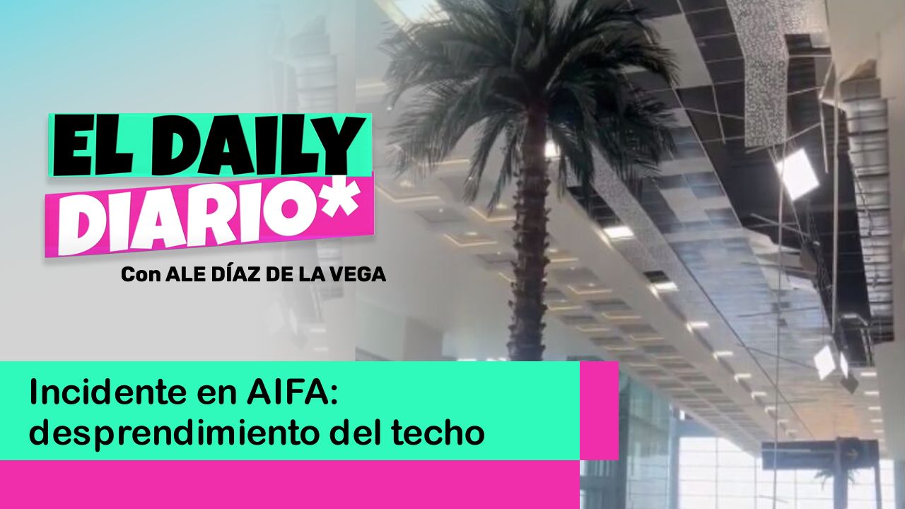 Lee más sobre el artículo Incidente en AIFA: desprendimiento de parte del techo